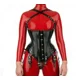 thumbnail image 3 of Traje de maestro de ceremonias de circo con lentejuelas para mujer, vestido de leotardo con flecos en los hombros y manga larga, disfraz de Halloween, frac, 3 of 5