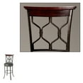 Tallahassee Swivel Seat Counter Stool with Heritage Silver Finished