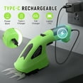 RELOIVE Cordless Hedge Trimmer, 2-in-1 Grass Shear and Shrub Trimmer, 7 ...