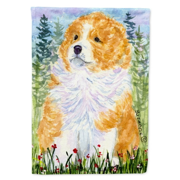 Sheltie Flag Canvas House Size