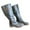 Gray, variant on 2024 Women's Warm Snow Boots Waterproof High Performance Winter Rubber Rain Boots for Women Mid Calf Dress Boots Biker Motorcycle Riding Boots Women Brown 9.5