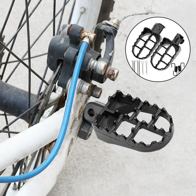 unbranded 2Ud Reposapies Para Motocicleta Accesorios Para Dirt Bike Fácil Instalación