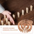 thumbnail image 3 of HOOWIFFY 50Pcs Rectangular Wooden Dominoes for Children and Families Building Blocks, 3 of 7