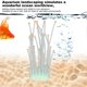 thumbnail image 2 of Artificial Coral Silicone Fluorescent Simulation Aquarium Fish Tank 2‑Color Tube DecorationGreen 20x8cm, 2 of 2