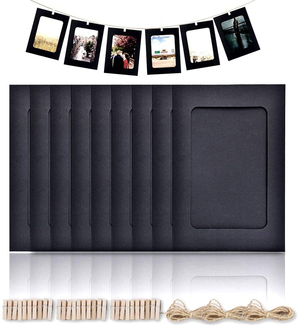 Paper Photo Frame 5x7 Kraft Paper Picture Frames 30 PCS DIY Cardboard