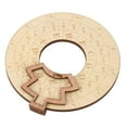 thumbnail image 1 of Wooden Music Circle Wheel Educational Rugged Adjustable Durable Circle of Fifths Wheel for Musician, 1 of 12