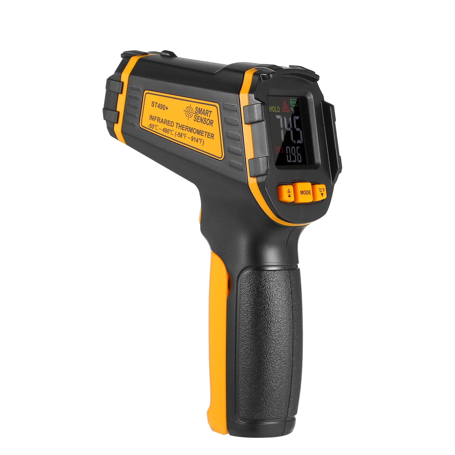 SMART SENSOR Infrared Thermometer 50℃ to 490℃ High Industrial