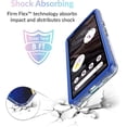 thumbnail image 3 of HAHDAXIA Google Pixel 7a Case, Pixel 7A Case with [3X Tempered Glass Screen Protector], Hard PC Bumper + Sofe TPU Shockproof Armor Impact Resistance Hybrid Marble Colorful Phone Case for Goog, 3 of 7