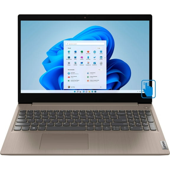 Lenovo IdeaPad 3 15 Laptop Almond (Intel i3-1115G4 2-Core, 15.6" Touch HD (1366x768), 8GB RAM, 1TB PCIe SSD, Intel UHD, Webcam, Wifi, Bluetooth, 1xHDMI, SD Card, Win 10 Pro)