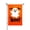 Color 1, variant on Halloween Garden Flag Cute Ghost With Bats Boo Linen Fall Garden Flags for Outside 12x18 inch