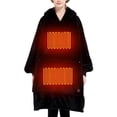 thumbnail image 1 of Sudadera con capucha y manta portátil con calefacción eléctrica KFUBUO, 1 of 7