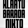 thumbnail image 2 of CafePress - Klaatu Barada Nikto #4 Cap - Adjustable 100% Brushed Unisex Casual Cotton Baseball Cap, Beige, 1, 2 of 2