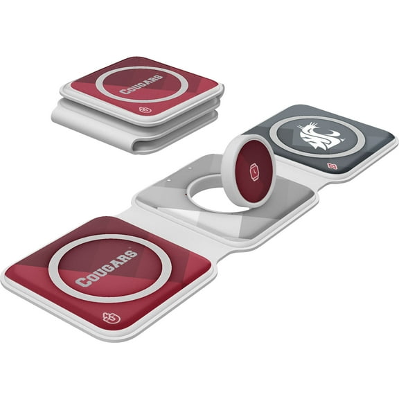 Keyscaper Washington State Cougars 3-in-1 Foldable Charger