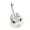 Gray, variant on YIEMEEN Creative Husky Inspired Key Fob PU Keychain Multipurpose Decorative Charm for Purse Backpack or Vehicle