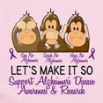 thumbnail image 2 of CafePress - See Speak Hear No Alzheimers 2 Infant Bodysuit - Baby Light Bodysuit, Size Newborn - 24 Months, 2 of 4