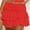 #605-Red, variant on AUNVITO Women's Multi-Layer Lace Layered Skirt Solid Color Stacked Design Stylish Casual Summer Mini Skirt for Girls and Women