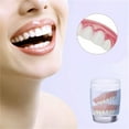 thumbnail image 4 of HEVIRGO Simulation False Upper Tooth Teeth Whitening Strip Denture Brace Oral Care Toy, 4 of 8