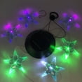 thumbnail image 2 of Lámparas de carillón de viento que cambian de color solar Lámpara colgante de luna y estrella Luz de jardín (A) Sywqhk Para estrenar, 2 of 4