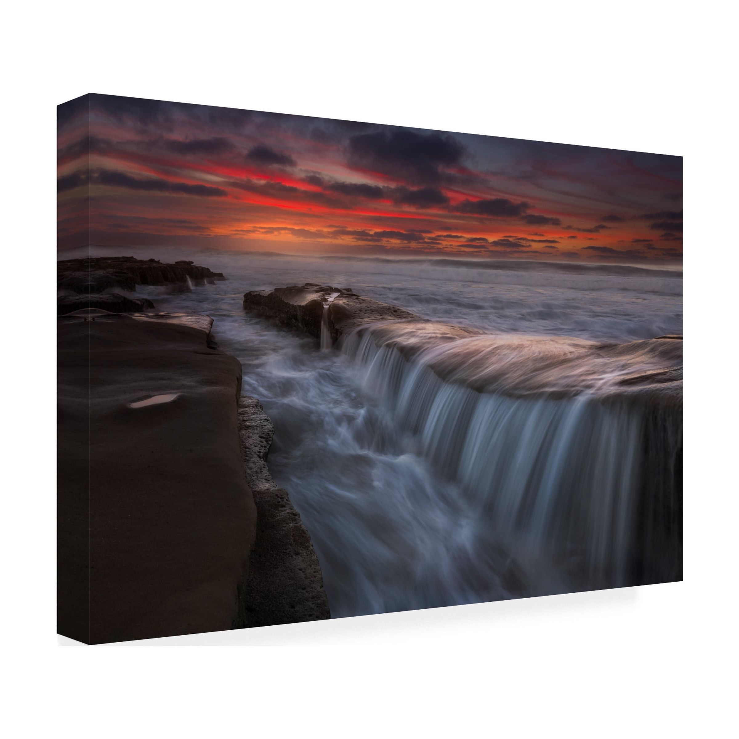 Trademark Fine Art 'Cortina de Agua' Canvas Art by Moises Levy