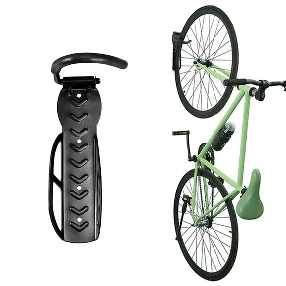 HOMEYA Bike Rack Garage Wall Mount,1/2/4/6-Pack Bike Hanger Hooks Easily Hang Detach,Storage Bicycle Vertical System for Indoor - Holds up to 66 lb