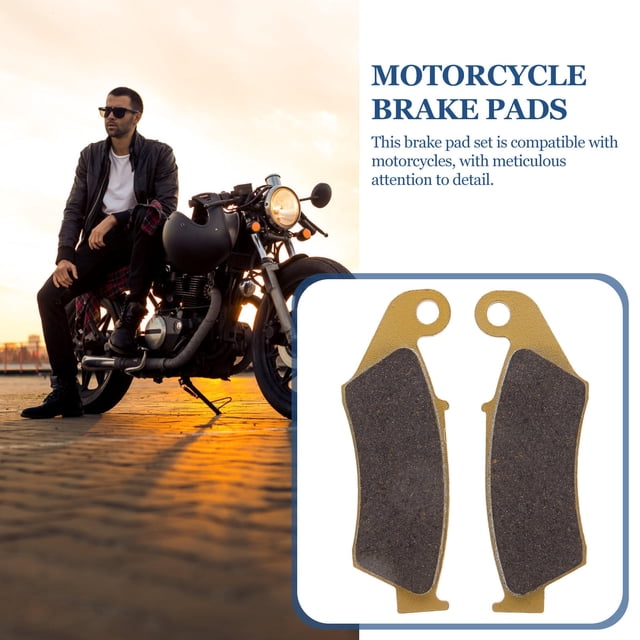 BRIGHTFUFU 2Ud Pastillas De Para Motocicleta Resistentes Para Uso Off Road Y Reemplazo