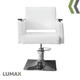 thumbnail image 3 of Silla Hidráulica Para Barberia Lumax blanco, 3 of 5