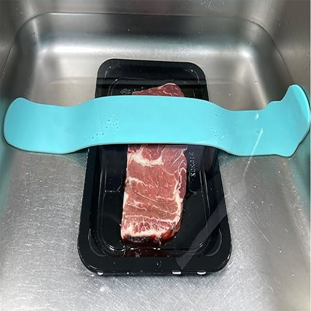 Heliisoer Outil de Décongélation de Viande Fruits de Mer Steak avec Emballage