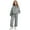 #A07-Gray, variant on OYXSER Girls 2-Piece Sweatsuit Set Half Zip Mock Neck Cropped Top & Fuzzy Joggers Soft Play Weekend Lounge Outfits Cozy Casual Wear, Hot Pink 12-13 Years