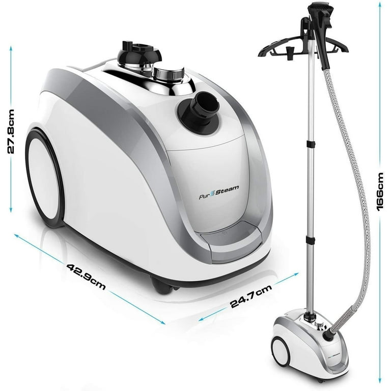 PurSteam 2020 Official Partner of Fashion Full Size Steamer for Clothes Garments Fabric