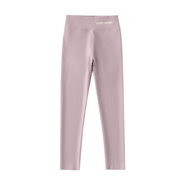 Odeerbi 2-13 Años Niñas Yoga Leggings Workout Dance Athletic Sports Pantalones Verano Cintura Alta Transpirable Mallas