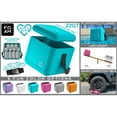 thumbnail image 2 of FOAM 22 Quart Floating EVA Cooler, Lightweight & Durable, Cyan Blue, 2 of 5