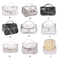 thumbnail image 3 of QualitChoice Pattern Cosmetic Bag Convenient Women Storage Handbag Carrying Pouch Holding Container Travel Makeup Organizer Type 1 1Set, 3 of 6