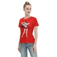 thumbnail image 4 of Women's Basic Short Sleeve T-Shirt Sailor Moon Rei Hono, 4 of 6