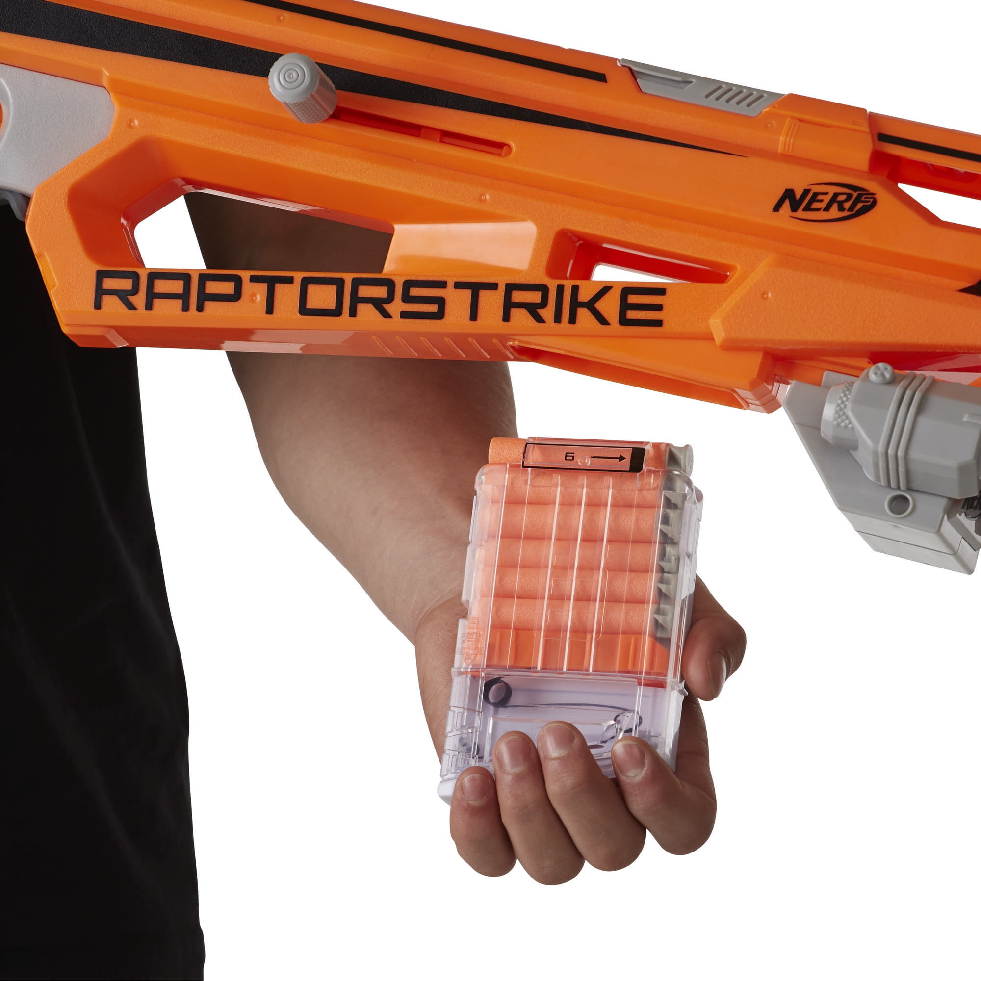 Lança Dardo Nerf Accustrike Raptorstrike - Hasbro em Promoção na