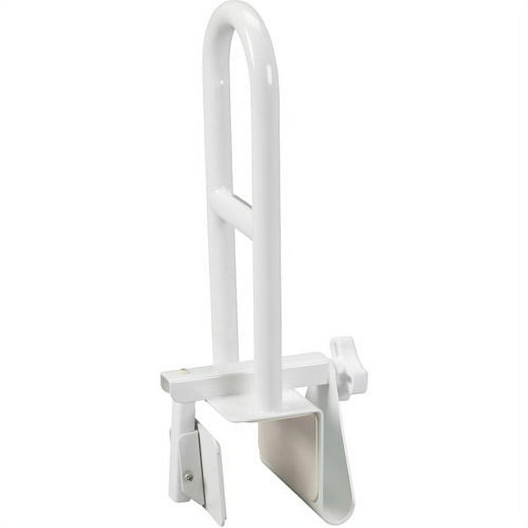 Drive medical parallel bathtub outlet grab bar safety rail