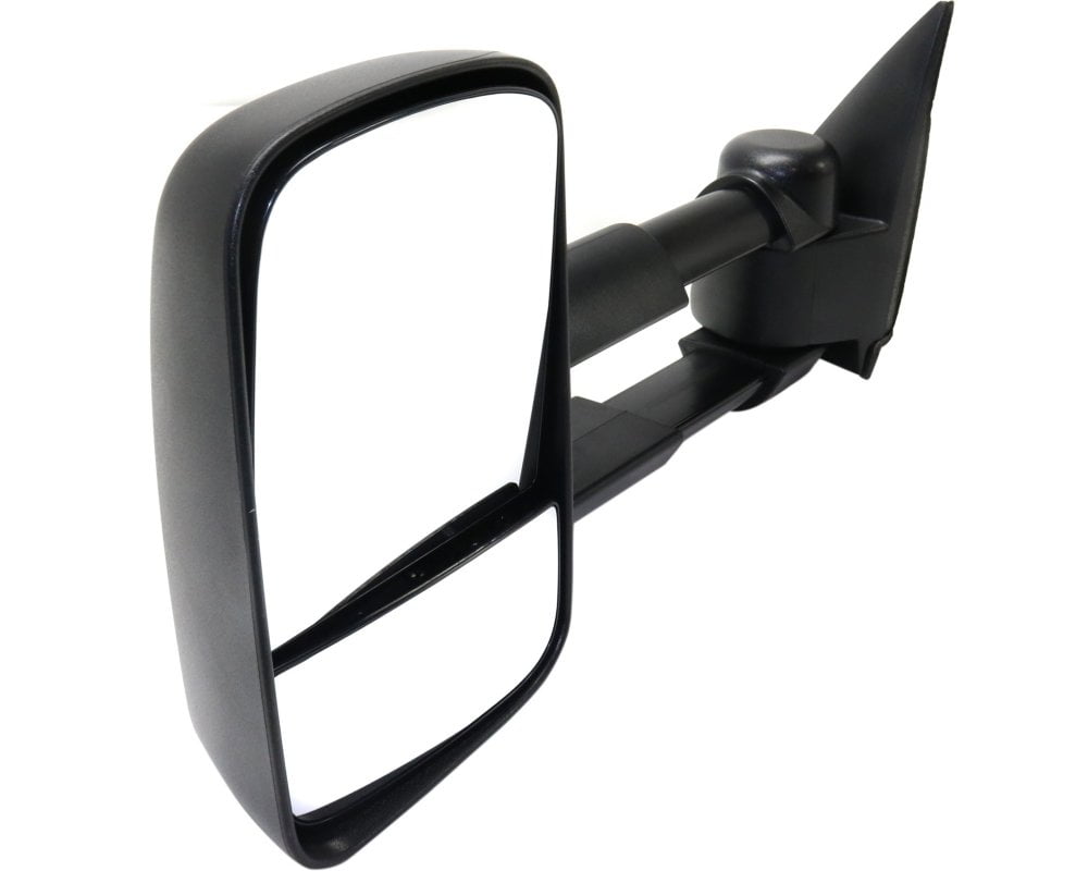 Towing Mirror Compatible With 2000, 2002-2006 Cadillac Escalade 2007 Chevrolet Silverado 1500 Classic Left Driver Side Textured Black Kool-Vue