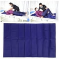 thumbnail image 6 of Tubular Positioning Bed Pad, Patient Slide Sheet Breathable Labor Saving Multi Functional Transfer Turning Bed Cloth Elderly Slide Sheet for Elderly Disabled Blue 135*75cm, 6 of 9