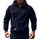 thumbnail image 1 of pstuiky mangas largas para hombre, Suéter informal de moda para hombre, color liso, con capucha y manga larga Tops de talla grande para hombre s, 1 of 7