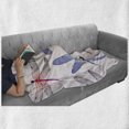 thumbnail image 6 of Dragonfly Soft Flannel Fleece Throw Blanket, Dragonfly Forms High Detailed Ornate Irregular Macro Retro Simplistic Print, Cozy Plush for Indoor and Outdoor Use, 50" x 70", Pink Blue, by Ambesonne, 6 of 6