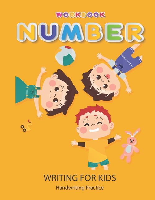 Number Writing for kids: Handwriting Practice Book For Kids Writing ...