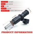 thumbnail image 2 of 6x Fuel Injectors for 06-13 BMW 128i 328i X3 X5 Z4 525i 528i 530i 3.0L 7531634, 2 of 10