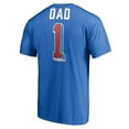 thumbnail image 3 of Men's Blue Oklahoma City Thunder Number One Dad T-Shirt, 3 of 3