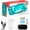 Turquoise, variant on Nintendo Switch Lite Turquoise - 5.5" Touchscreen Display, Built-in Plus Control Pad, Built-in Speakers, 802.11ac WiFi, Bluetooth, Bundle with 9-in-1 Carrying Case
