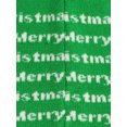 thumbnail image 3 of Infants & Toddlers Wool Knitted Winter-Thick Thermal Leggings | Digital Design Merry Christmas Text (Green, 3T), 3 of 5
