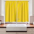thumbnail image 2 of Ambesonne Zebra Print Kitchen Curtains, Animal Skin Lines, 55"x45", Yellow and Mustard, 2 of 3
