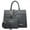 Grey, variant on Women's Handbag Flap-over Belt Shoulder Bag Top Handle Tote Satchel Purse Work Bag w/Matching Wristlet