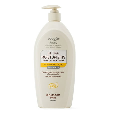 Equate Beauty Ultra Moisturizing Extra Dry Skin Lotion, 32 fl (Best Bath For Dry Skin)