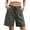 Dark Gray, variant on Women's 100% Cotton Bermuda Shorts Elastic Waist Drawstring Loose Straight Fit Casual Summer Beach Walking Lounge Shorts with Pockets, S-XXL