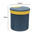thumbnail image 2 of unbranded 1Jgo Vaso Desayuno Portátil Azul Material PP Taza Para Sopa Cereal Aislada Con Apta Para Oficina, 2 of 6