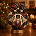 thumbnail image 4 of KRONDO Christmas Patchwork Ornament DIY Kit, Fabric Craft Set for Holiday Tree, Mantel & Gift Display, 4 of 9